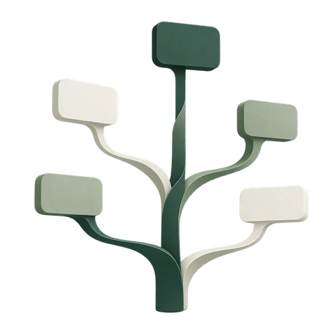 Vriksh branching tree illustration